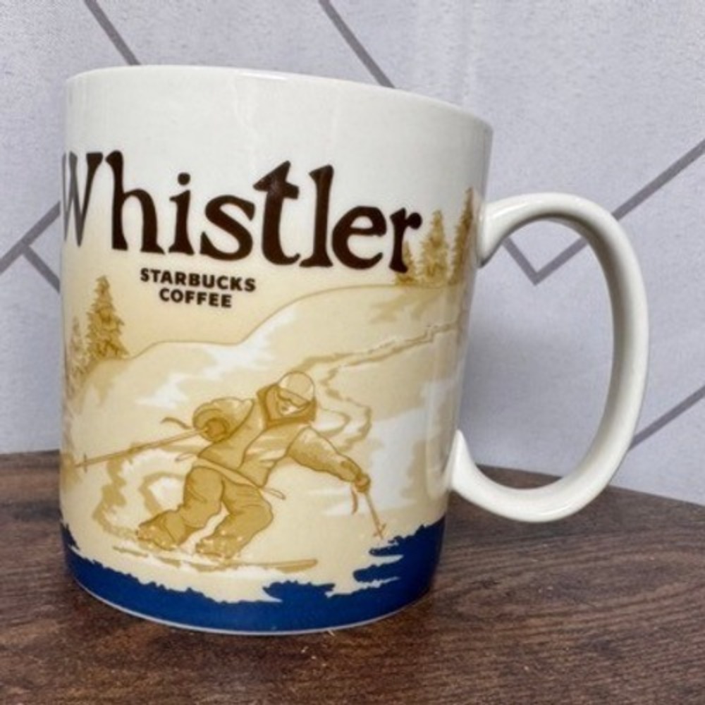 Starbucks NEW Whistler Canada You Are Here Collection Coffee Mug 16oz Skiing